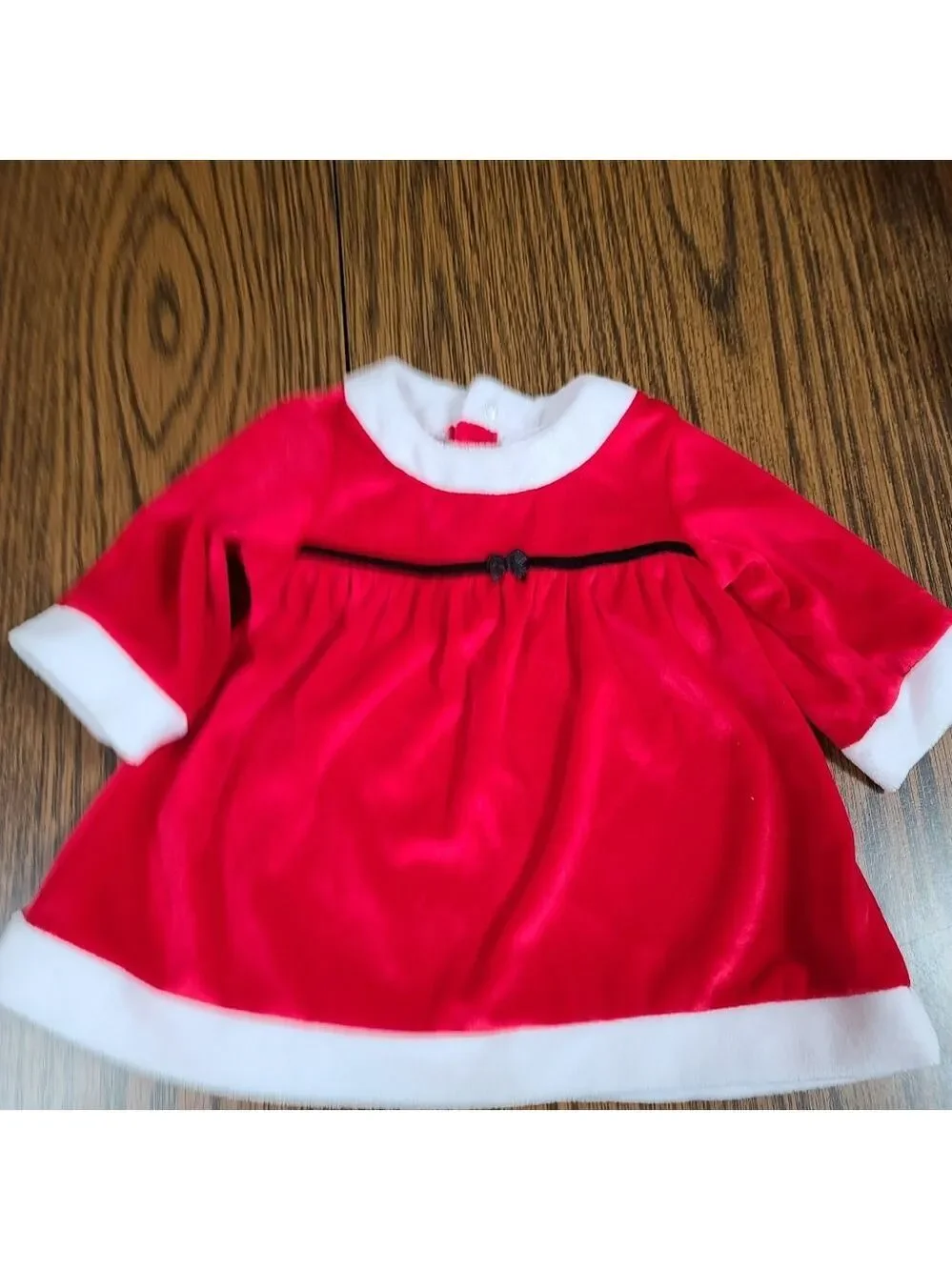 Carter's Just One Year Infant girls Xmas outfit 0-3months Dress and shoes